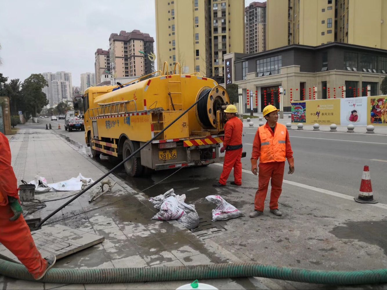 颍上排污管道清淤-管道清洗